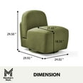 thumbnail image 3 of Member's Mark Small Space Swivel Chair, Assorted Colors, 3 of 9