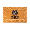 thumbnail image 1 of Logo Brands Notre Dame Fighting Irish Coir Outdoor Mat, 1 of 3