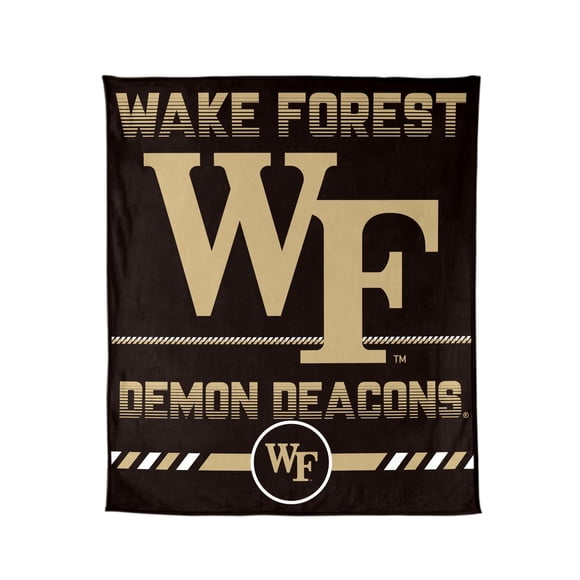 Logo Brands Wake Forest Demon Deacons 60"x70" Super Plush Blanket