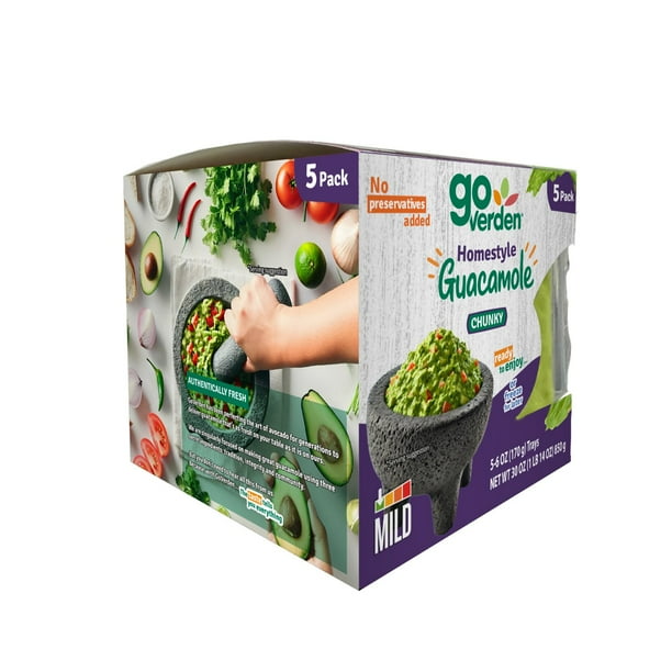 GoVerden Homestyle Guacamole Chunky 6 oz., 5 pk. - Samsclub.com