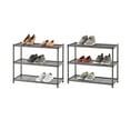 thumbnail image 5 of TRINITY 6-Tier Metal Slat Shoe Rack, 28" W x 12" D x 45" H, 5 of 14