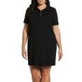 thumbnail image 1 of Rafaella Women's Plus Size Short Sleeve Mini Dress, 1 of 4