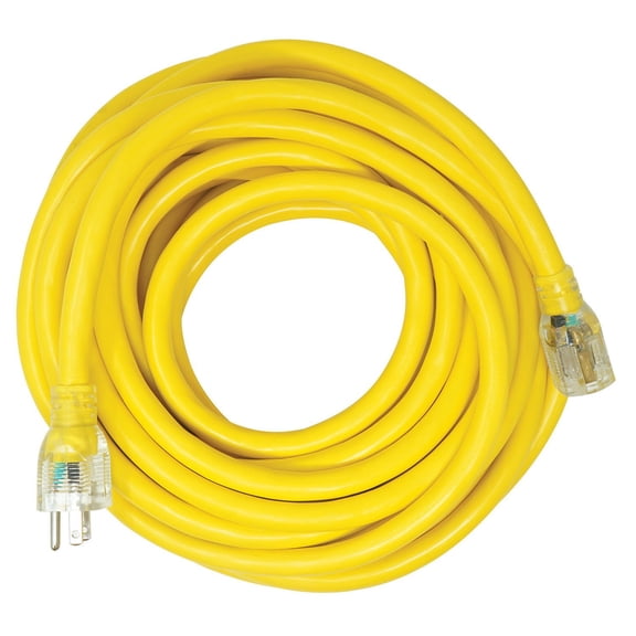 Southwire 10/3 SJTW 50' Yellow with Lit Ends