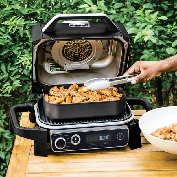 Ninja Woodfire Outdoor Grill & Smoker, OG705A, 7-in-1 Master Grill