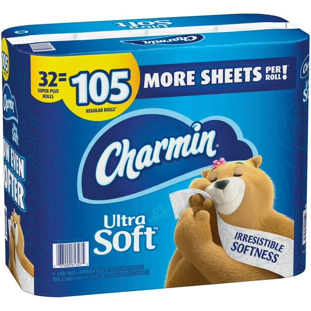 Charmin ULTRA SOFT Toilet Tissue Dry 2 Ply Unscented