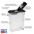 thumbnail image 6 of Buddeez Texas Tank Weatherproof Storage Container, 80 qt., 6 of 6