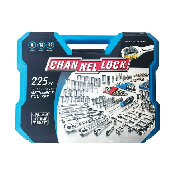 Channellock 225pc Professional Mechanic's Tool Set SAE & Metric