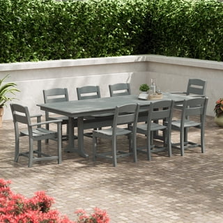 POLYWOOD Gulf Shores Patio Dining Set, 9pc