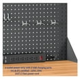 thumbnail image 3 of Seville Classics UltraHD Height Adjustable Lighted Work Center, 45"W x 22"D x 50.75-64"H, 3 of 12