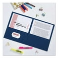 thumbnail image 3 of Avery Two-Pocket Folder, 40-Sheet Capacity, Dark Blue, 25/Box, 3 of 7