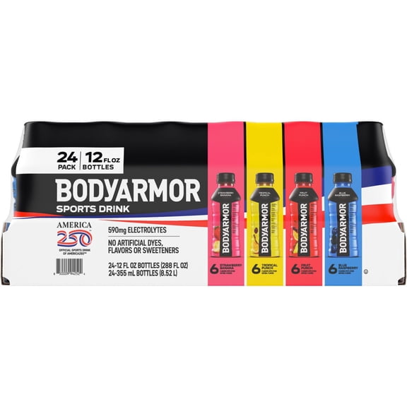 BODYARMOR Sports Drink Variety Pack 12 fl. oz., 24 pk.