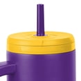 thumbnail image 4 of Logo Brands LSU Tigers Stainless Steel Leakproof Tumbler, 4 of 6