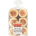 thumbnail image 1 of Superbuy Fork Split English Muffins 18 ct., 36 oz., 1 of 2