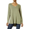 thumbnail image 1 of Hue Women's Long Sleeve Tunic T-Shirt, 1 of 6