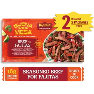 Buena Mesa Authentically Seasoned Fajita Beef, priced per pound