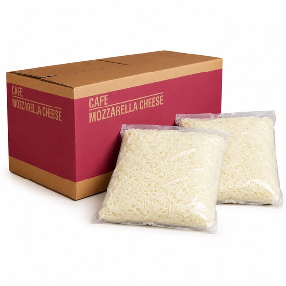 Member's Mark Café Shredded Mozzarella Cheese, Refrigerated, Case, 30 lbs.
