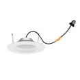 thumbnail image 2 of SYLVANIA 5”/6” LED Recessed Lighting Downlight with Trim, 10.5W=75W, Dimmable, Natural White, Wet Rated - 4 Pack, 2 of 6