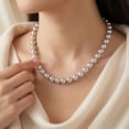thumbnail image 6 of High Polish Round Beaded Necklace in Sterling Silver, 6 of 7