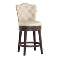 thumbnail image 2 of HH2Home Edenwood Wood Counter Height or Bar Height Swivel Stool, 2 of 10
