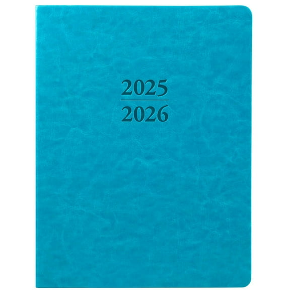 Large Teal 18-Month 2026 Planner, Spiral Bound
