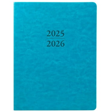 Large Teal 18-Month 2026 Planner, Spiral Bound