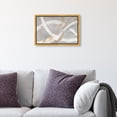 thumbnail image 3 of Spirals in Silver Minimal Canvas Print by Oliver Gal Prints, 3 of 4