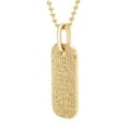thumbnail image 2 of 0.46 CT. T.W. Diamond Dogtag Pendant in 14K Gold, 2 of 4
