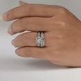 thumbnail image 5 of 0.26 CT. T.W. Princess Cut Halo Diamond Ring & Band Set in 14K Gold, 5 of 5