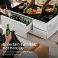 thumbnail image 3 of Sobro Smart Coffee Table with Cooling Drawer, Touchscreen Controls, and Bluetooth Speakers, 3 of 11