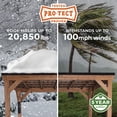 thumbnail image 5 of Backyard Discovery 20' x 20' Kingsport Cedar Carport/Gazebo, 5 of 13