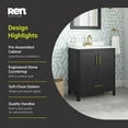 thumbnail image 10 of REN Selections Dario 30" W x 19" D Freestanding Bathroom Vanity with Sink, 10 of 15