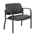 thumbnail image 2 of BOSS Office Fabric Upholstered Steel Frame Guest Arm Chair, 2 of 7