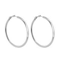 thumbnail image 5 of Italian Sterling Silver Hoop Earring Set, 5 of 8