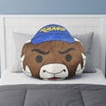 thumbnail image 2 of Logo Brands Los Angeles Rams Puff Pillow, 2 of 5