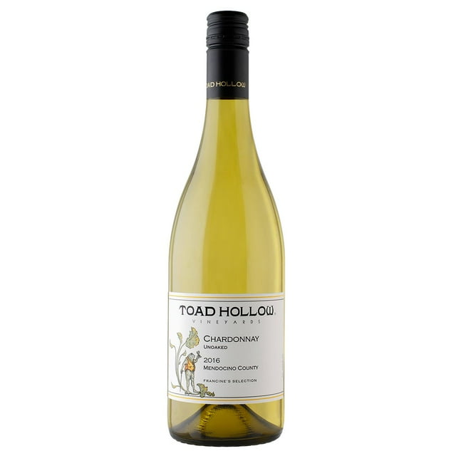 Toad Hollow Chardonnay Wine, 750 ml
