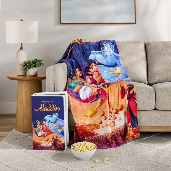 Disney Classic VHS Boxed Silk Touch Throw, 50" x 70"