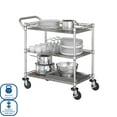 thumbnail image 4 of Member's Mark NSF 3-Tier Heavy-Duty Commercial Utility Cart, 34” L x 18” W x 34.5” H, 4 of 13