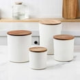 thumbnail interactive-video image 1 of Member's Mark 4-piece Canister With Acacia Wood Lid Set, 1 of 11