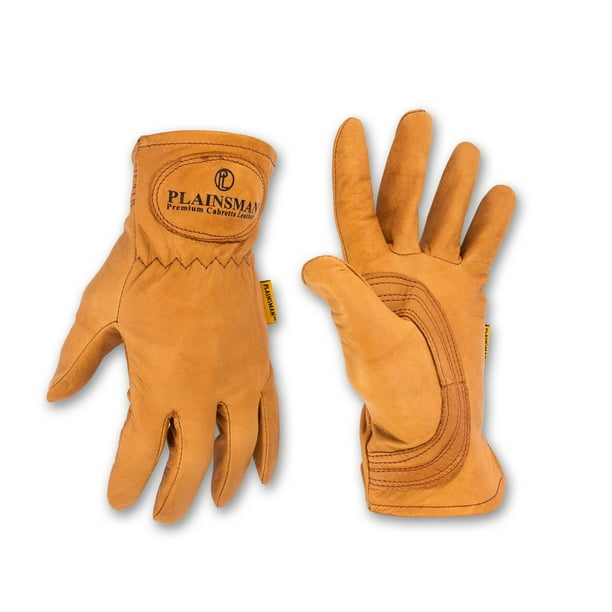 Plainsman Premium Cabretta Brown Leather Gloves 2 Pairs - Samsclub.com