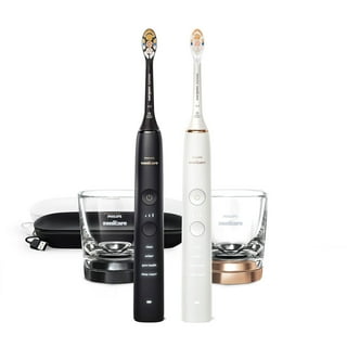 Philips Sonicare DiamondClean Power Toothbrush, Black and Rose Gold, 2 pk.