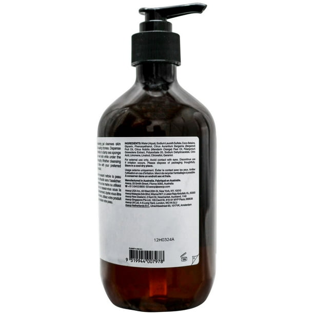ボディソープ Aesop Geranium Leaf Body Cleanser 500ml Geranium Leaf Body Cleanser