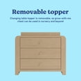 thumbnail image 6 of Graco Read-with-Me 3 Drawer Chest with Bookshelves and Removable Changing Topper, Choose Color, 6 of 8
