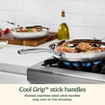 thumbnail image 5 of Cuisinart 2-Piece Premium Tri-Ply 10” & 12” Skillet Set, 5 of 11