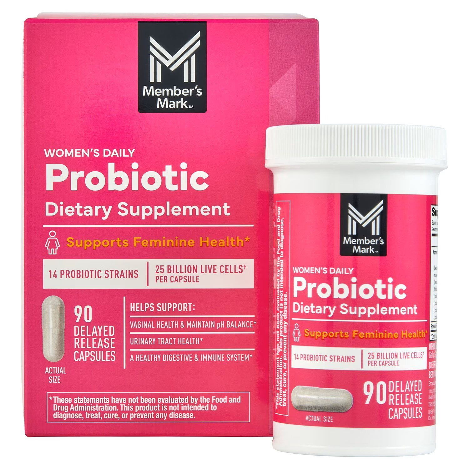Member's Mark Women's Daily Probiotic Capsules, 90 ct. - Samsclub.com