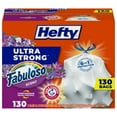 thumbnail image 1 of Hefty Ultra Strong Kitchen Drawstring Trash Bags, Fabuloso Scent 13 gal., 130 ct., 1 of 7