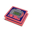 thumbnail image 1 of YouTheFan Ole Miss Rebels 3D Stadium View Coaster, 1 of 3