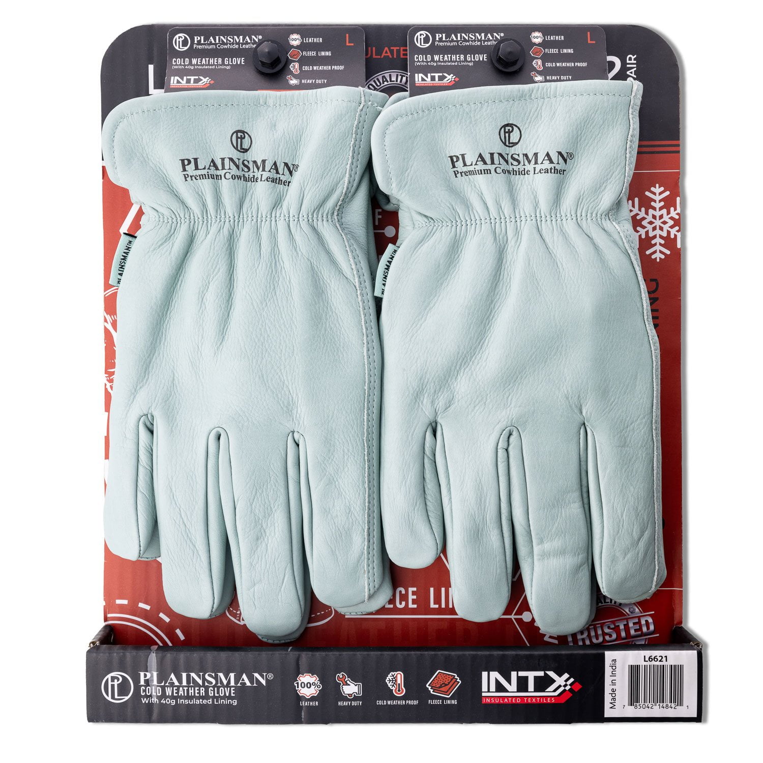 Plainsman Premium Lined Cowhide Winter Gloves - 2 Pack - Samsclub.com