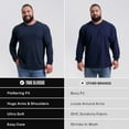 thumbnail image 4 of True Classic Men's 2-Pack Long Sleeve Crewneck T-Shirt, 4 of 5