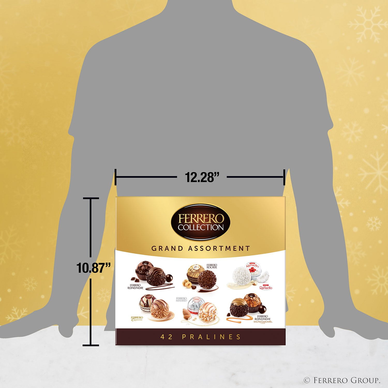 Ferrero Collection Grand Assortment, Gourmet Chocolates, 42 ct