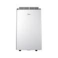 thumbnail image 1 of Midea Duo 12000 DOE 14000 BTU ASHRAE Smart Inverter Portable AC with Heat, 1 of 15